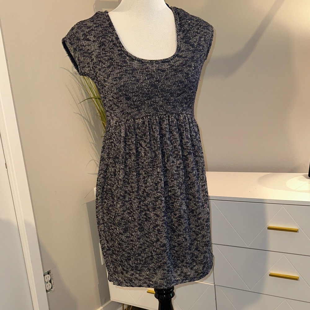 Pins and Needles Navy Knit Dress XS